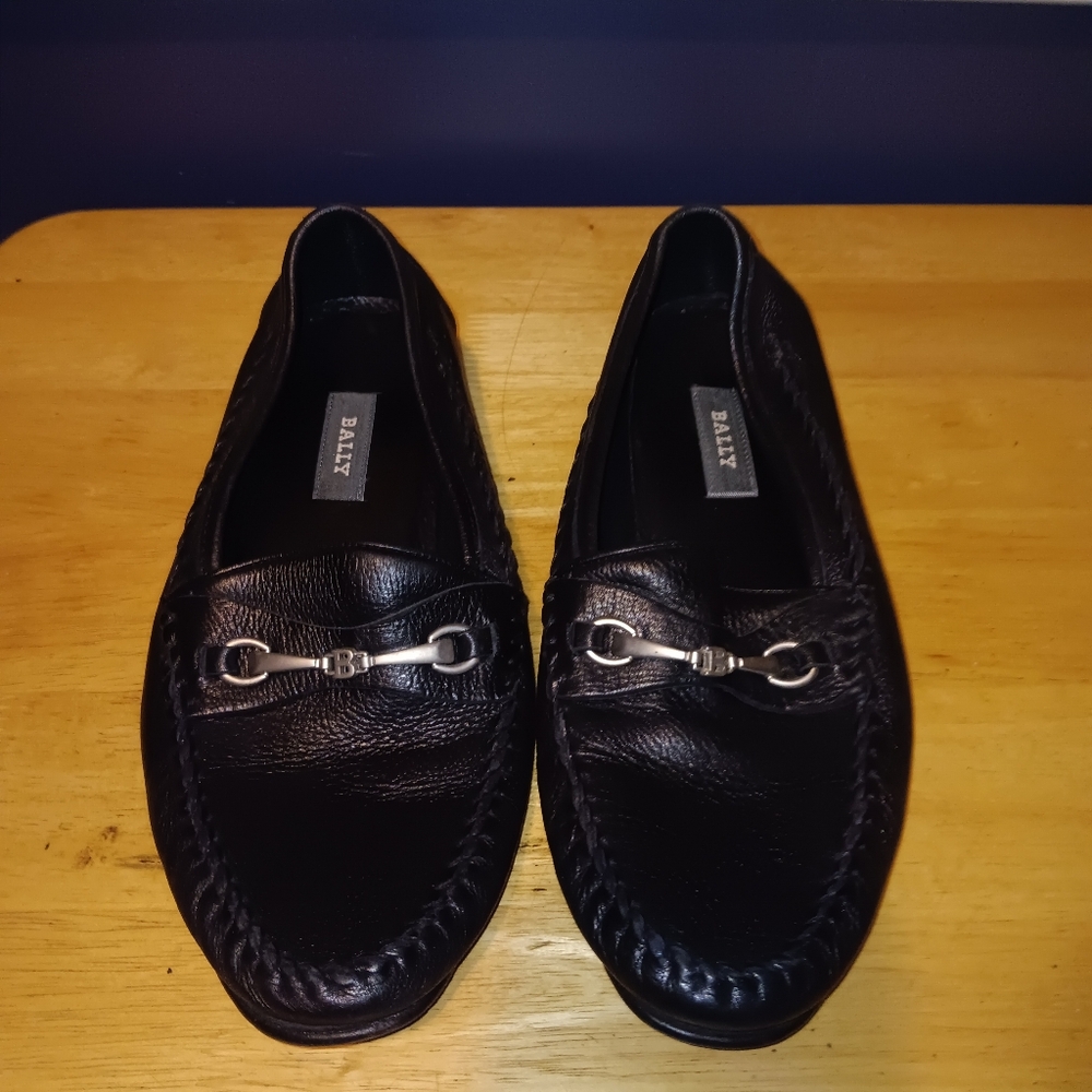 Bally Leather Loafers Size 6